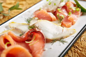 Smoked Salted Raw White Fish Fillet