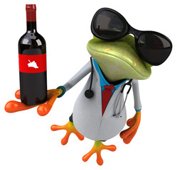 Frog doctor - 3D Illustration