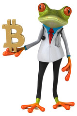 Frog doctor - 3D Illustration