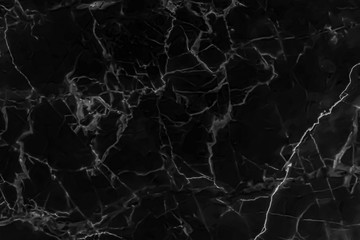 Black marble natural pattern for background, abstract black and white