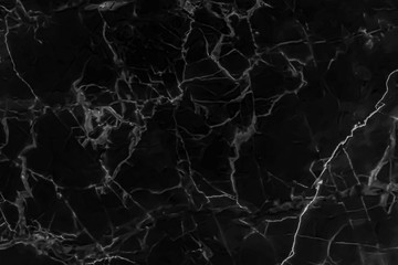 Black marble natural pattern for background, abstract black and white