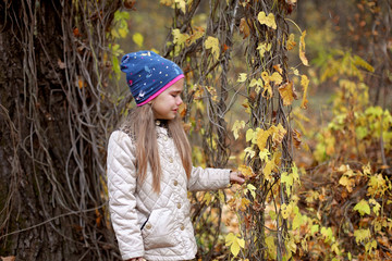 Emotional child portrait
