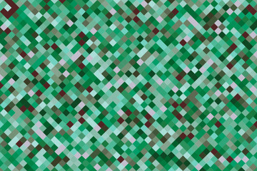 Colorful geometric pattern with different shapes. Oil painting on canvas style. Modern creative texture, minimal flat style. 