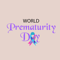 Fototapeta na wymiar World Prematurity Day