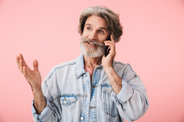 Portrait of a middle aged man wearing casual outfit