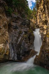 johnston canyon waterfall banff canada