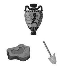 Vector design of story and discovery symbol. Set of story and items stock symbol for web.