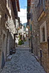 Barrea, Italy, 12/7/2019. Holidays in a town in the Abruzzo National Park