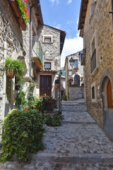 Barrea, Italy, 12/7/2019. Holidays in a town in the Abruzzo National Park