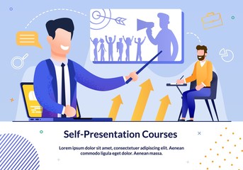 Prompt Poster Written Self-presentation Courses. 