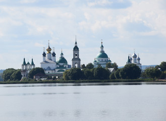 Spaso-Yakovlevsky monastery was founded in 1389 by Rostov Bishop St. James. Major temples built in 1725 - 1758. Russia, Rostov, August 2019