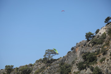 Fototapeta na wymiar photo related to paragliding