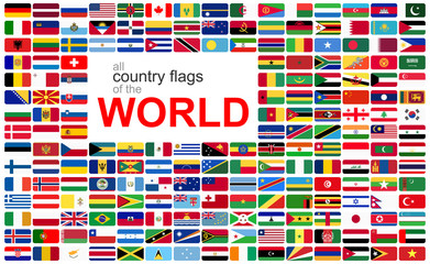 all country flags of the world © picoStudio
