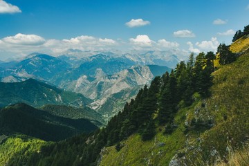 Fototapeta na wymiar Alpi liguri e Francia