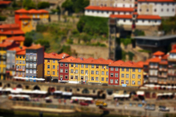Tilt Shift effect on Porto city's buildings