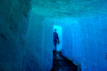 Eishöhle Im Rhonegletscher, Wallis, Schweiz
