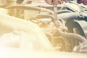 .To repair the car