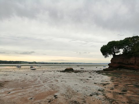 Lympstone Devon Tides Out Estuary