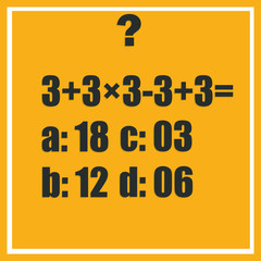 Counting games for kids and adults. Educational math game. Result. Crossword for social networks. Rebus. Riddle for the mind. Riddle with numbers. Vector