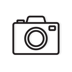 photo camera icon -vector illustration