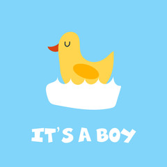 Baby shower greeting card