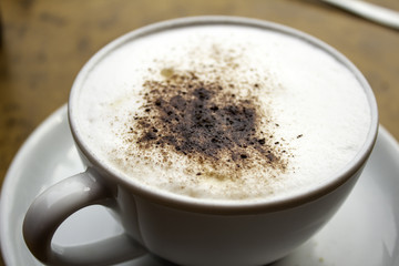 Cappuccino coffee