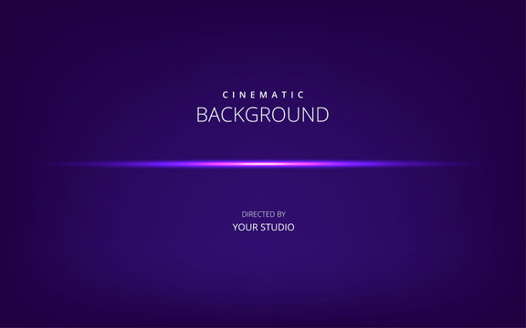 Purple cinematic vector background
