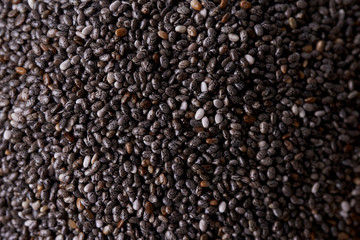 chia seeds close up 
