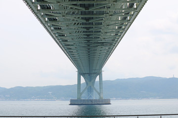 明石海峡大橋真下