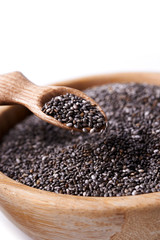 chia seeds close up