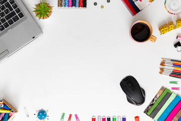 Tools and accessories for sewing and needlework with computer 