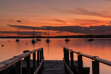 Naklejka premium Hamworthy, Poole, Dorset, Anglia