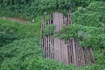 old railway tracks