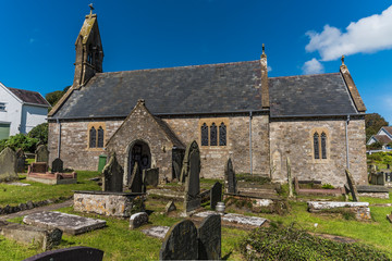 St. Cattwg's Church, Port Eynon, Gower, Wales, UK