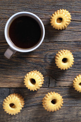 Cookies and cup of coffee