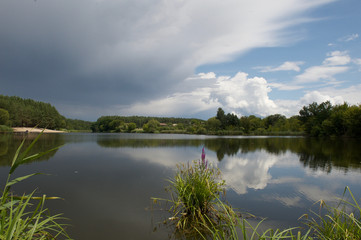 colorful landscapes of the middle belt of the European part of Ukraine