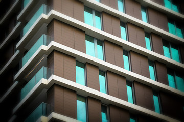 Fototapeta premium modern building facade detail