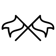 Champion, flag, flags, location, race, round Vector icon