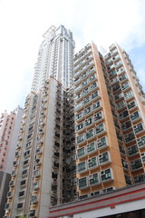 Fototapeta premium Tours d'habitations à Hong Kong