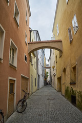 Fototapeta na wymiar Die Dreiflüssestadt Passau mit Altstadt und Dom 