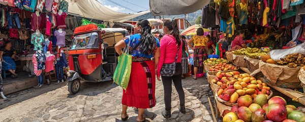 Market, Panajachel, Lake Atitlán, Guatemala