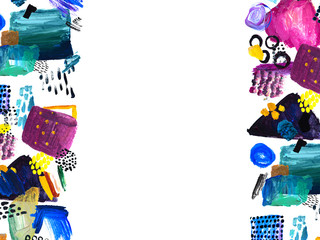 Hand drawn border and place for your text.