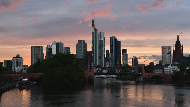 August 10, 2019. City of Frankfurt am Main Darmstadt Germany.