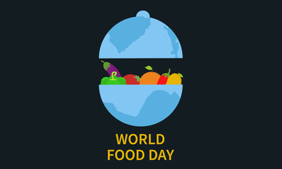 Obraz premium World Food Day Celebration banner 