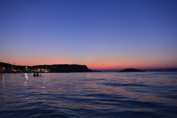 Sonnenuntergang Ägaisküste Almyrida / Kreta
