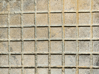 patterned concrete mold close-up