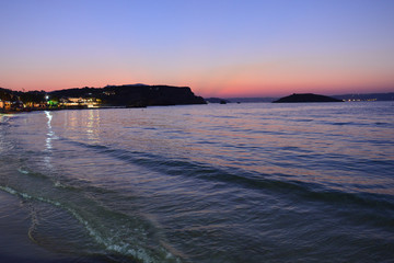 Sonnenuntergang Ägaisküste Almyrida / Kreta