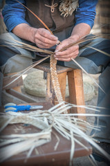 artesano, mimbre, madera, ebanista, mimbrero