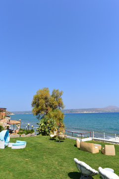 Garten direkt am Meer
