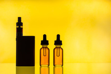 Vape. Vaping. Electronic Cigarette. Juices for a vape machine. Concept - a store for vapers....